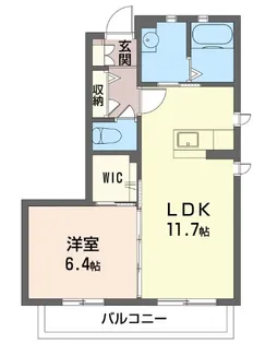 フィオーレA【1階】の間取り