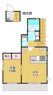 東京都豊島区要町3【一戸建】の間取り