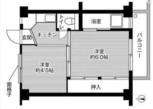 ビレッジハウス厨川3号棟【2階】の間取り