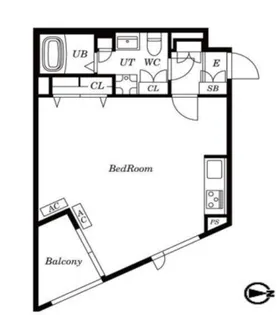 ランパール高輪【1階】の間取り