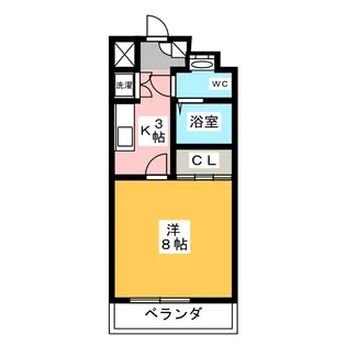 Jビル上青木西【3階】の間取り