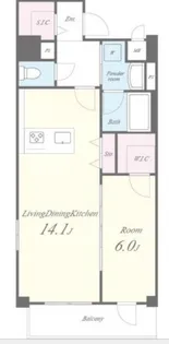 Monte Luce【5階】の間取り