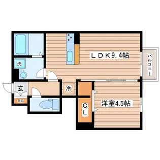 D-room太子堂【1階】の間取り