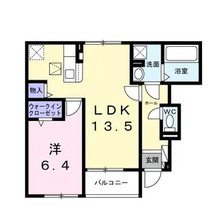カーサ セレーノ【1階】の間取り