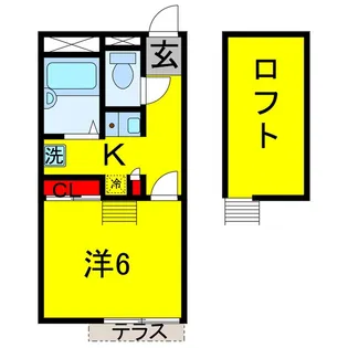 ベルハイムIII【1階】の間取り