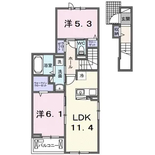 ルミナス【2階】の間取り