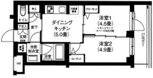 ルフレ田園調布南【1階】の間取り