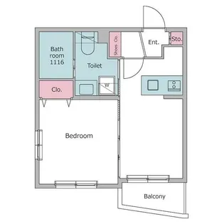 レジディア世田谷若林【2階】の間取り