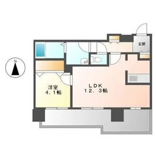 フェバリット参番館【3階】の間取り