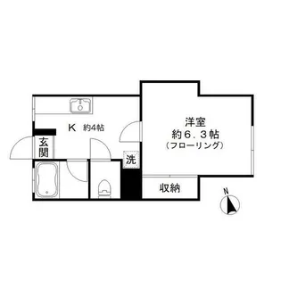 ハウス7【1階】の間取り