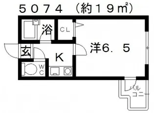 杉村ハイツII【3階】の間取り