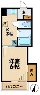 キャビン23【3階】の間取り
