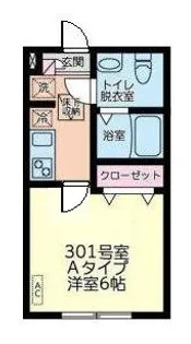 J-Maison蕨【3階】の間取り