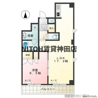 パティオ秋葉原【11階】の間取り