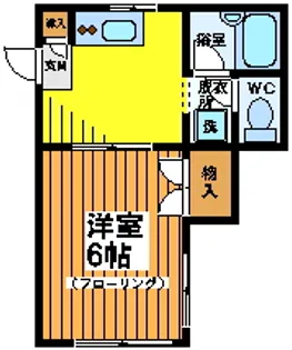 コーポ大原【2階】の間取り