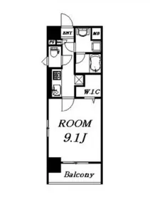 ロイヤルコート日本橋人形町【2階】の間取り