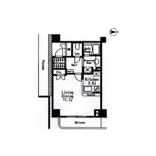 グランハイツ池尻【5階】の間取り