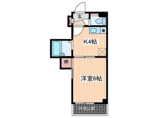 アネックス十日市【4階】の間取り