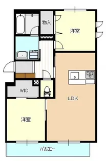 ルーエグレンタイン【2階】の間取り