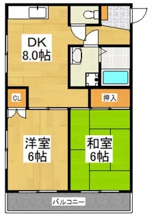 パールコート【3階】の間取り