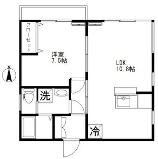 ヴィラスK【2階】の間取り