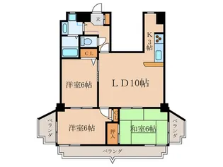 ステイタス志村坂上【1階】の間取り