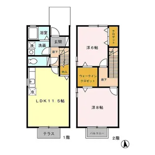 ベルスクエアの間取り