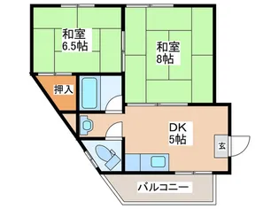 マンション島村【2階】の間取り