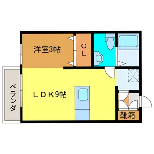 プルミエール【1階】の間取り