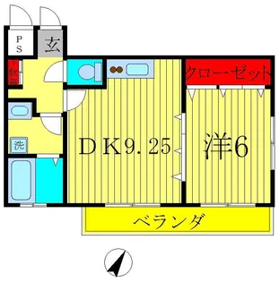 ラフィーヌ・昴【2階】の間取り