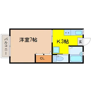 ガーラアネックス【2階】の間取り