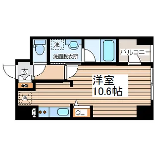 プラウドフラット河原町【5階】の間取り