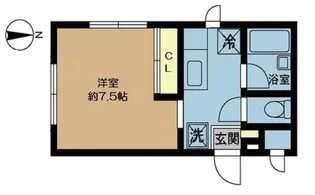 新町フラワーホーム【2階】の間取り
