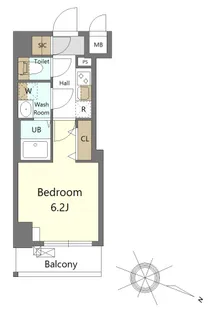 エス-レジデンス横濱吉野町バージョン【9階】の間取り