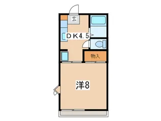 グランフレグランス2【2階】の間取り