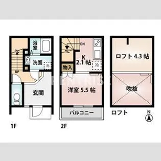 Mondo Pulito Iの間取り