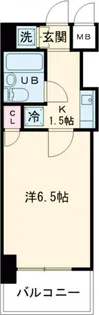 グランレーブ都立大学【7階】の間取り