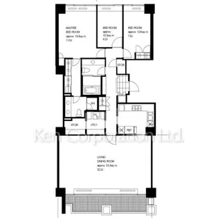 城山トラストコート【8階】の間取り