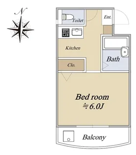 カーサ・フェリーチェ【2階】の間取り