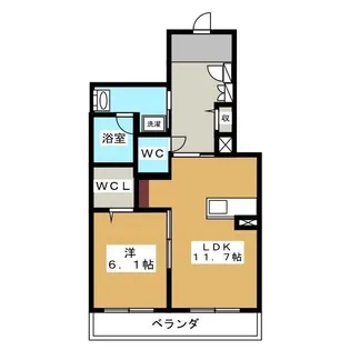 IRENE【1階】の間取り