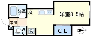 三家第一ビル【2階】の間取り