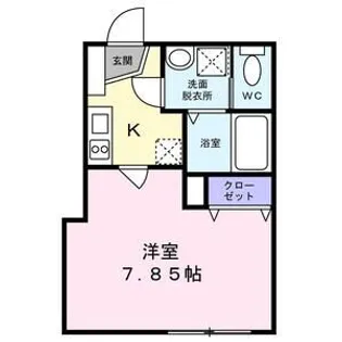 メゾン・ド・アミティ【1階】の間取り