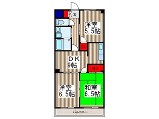 タイワ-ド朝志【2階】の間取り