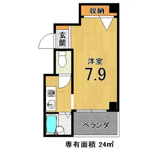 フラット・オク【3階】の間取り