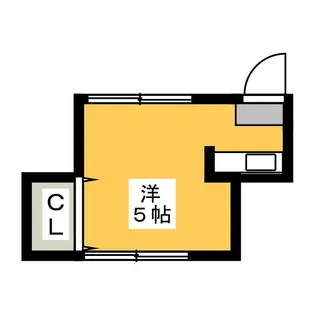 北大塚コーポ【2階】の間取り