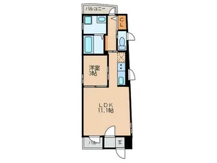 ルーミックノート浄心【2階】の間取り