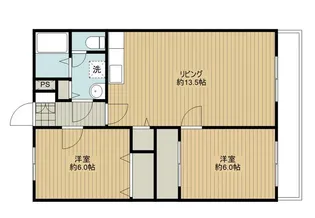 メゾン21 B【2階】の間取り