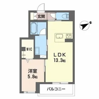 GRAND GREIGE (グラングレージュ)【2階】の間取り