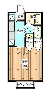 ハイツルミーノ【2階】の間取り