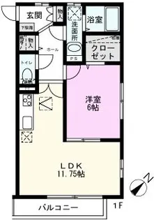 ラディウス【1階】の間取り